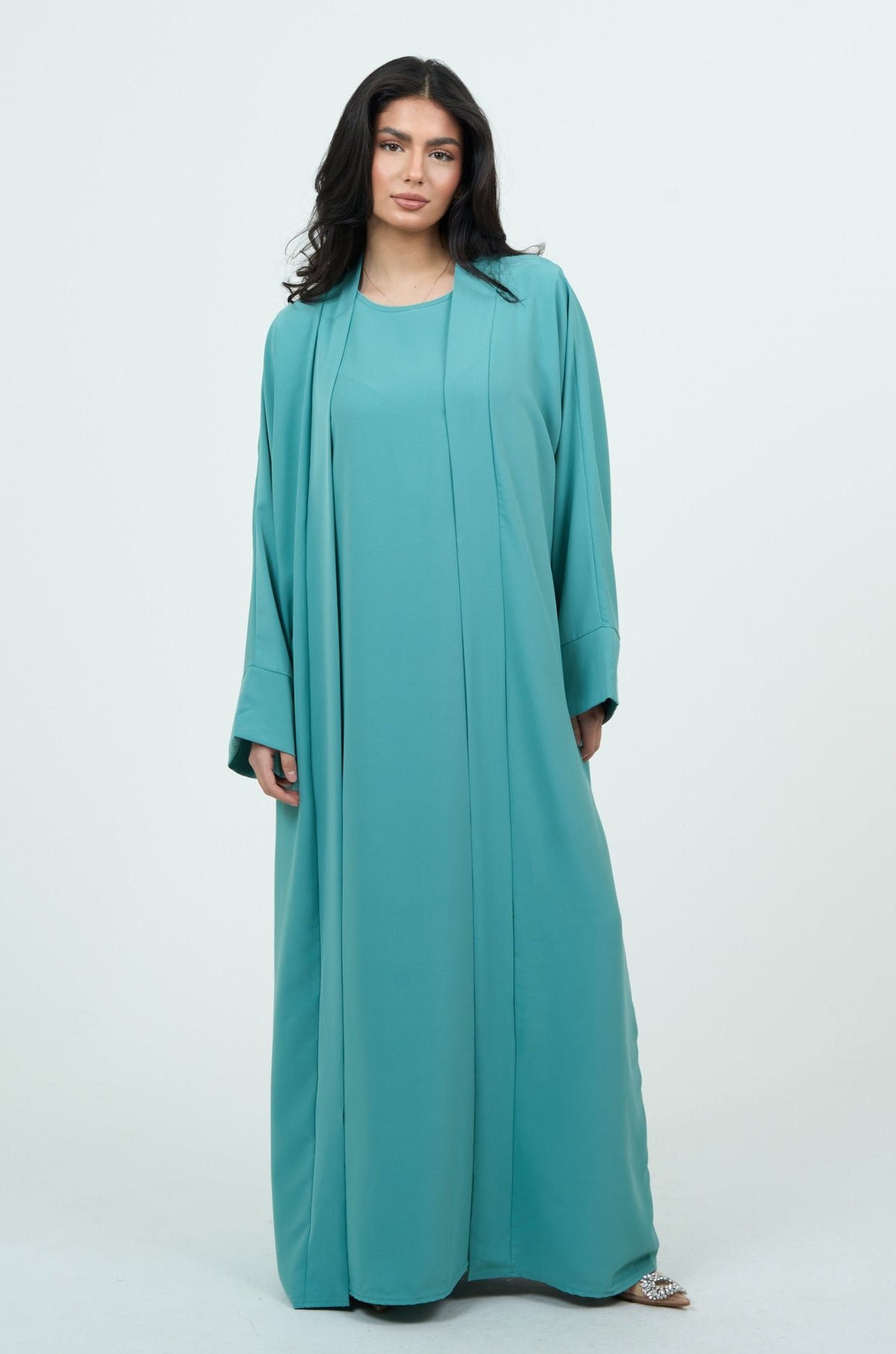 Basic Blue Abaya