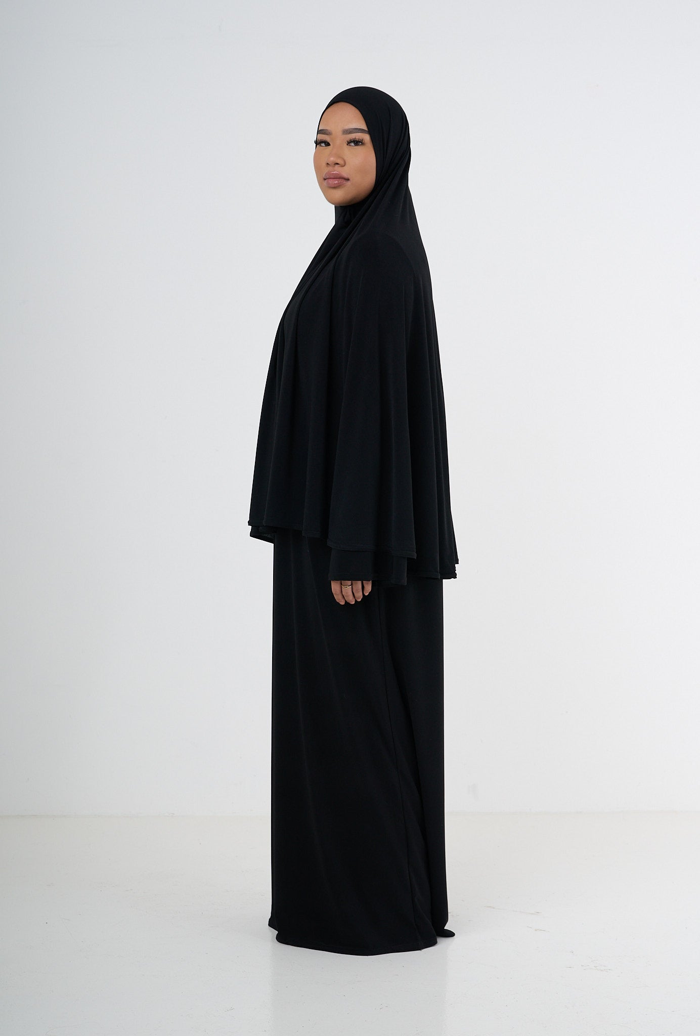 Jersey khimaar khaki green