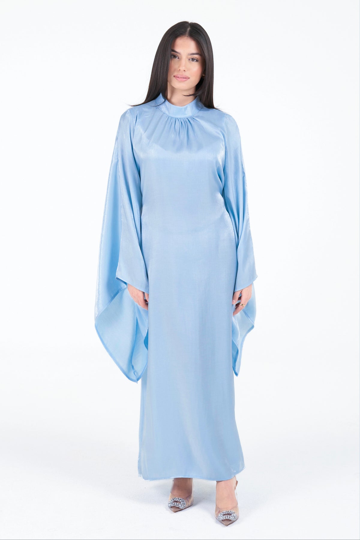Ayda Light Blue Dress | PETITE