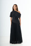 Plisse Skirt - Black