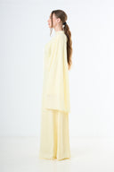 Aura Cape Dress - Yellow
