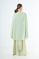 Aura Cape Dress - Light Green