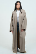 Basic Abaya - Light Taupe