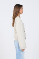 Buttoned Knit Cardigan