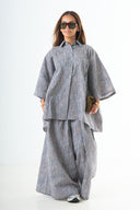 Checked Oversized Set