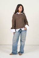 Coffee Knit Sweater