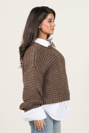 Coffee Knit Sweater
