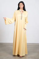 Crystal Edge Kaftan – Yellow