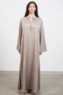 Crystal Edge Kaftan – Grey