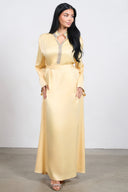 Crystal Edge Kaftan – Yellow