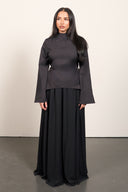 Elegant Two-Piece Set - Black