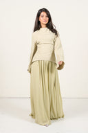 Elegant Two-Piece Set - Light Green