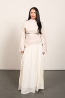 Elegant Two-Piece Set - Taupe