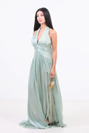 Evening Dress - Sage Green