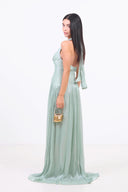 Evening Dress - Sage Green