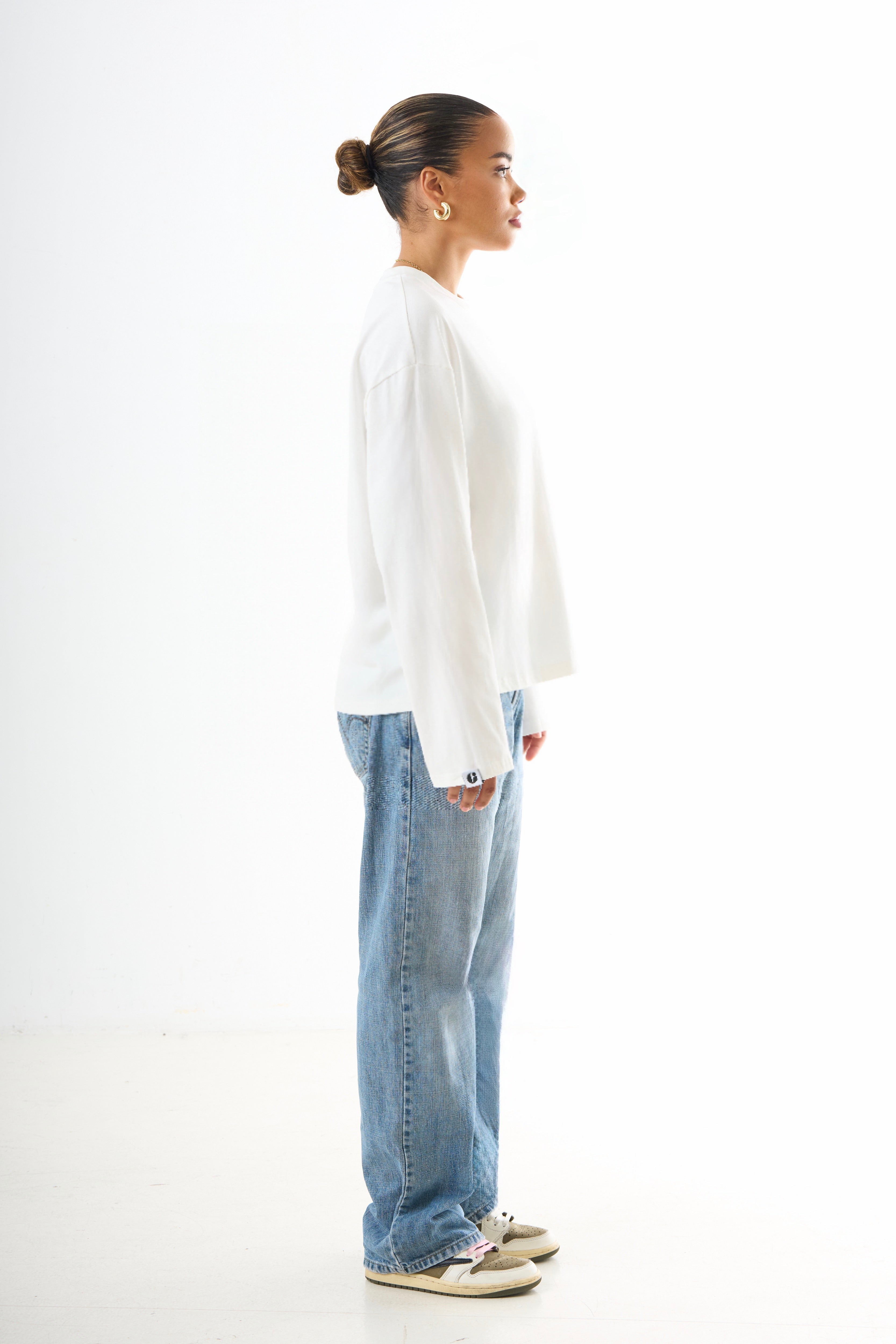 Fitted Long-Sleeved – White-2