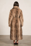 Fur Coat Long - Beige