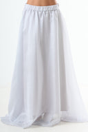 Glossy maxi skirt - Blue