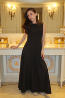 Half Sleeves Dress - Black