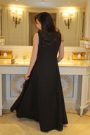 Half Sleeves Dress - Black