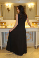 Half Sleeves Dress - Black