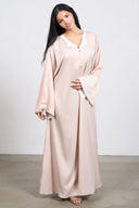 Harmony Kaftan Dress - Beige