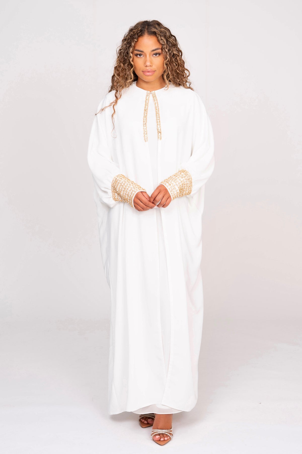 Arabic Abaya With Golden Details