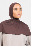 Instant Hijab Bamboo – Brown