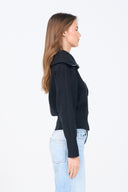 Knit Zip-up Cardigan