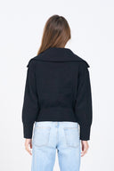 Knit Zip-up Cardigan