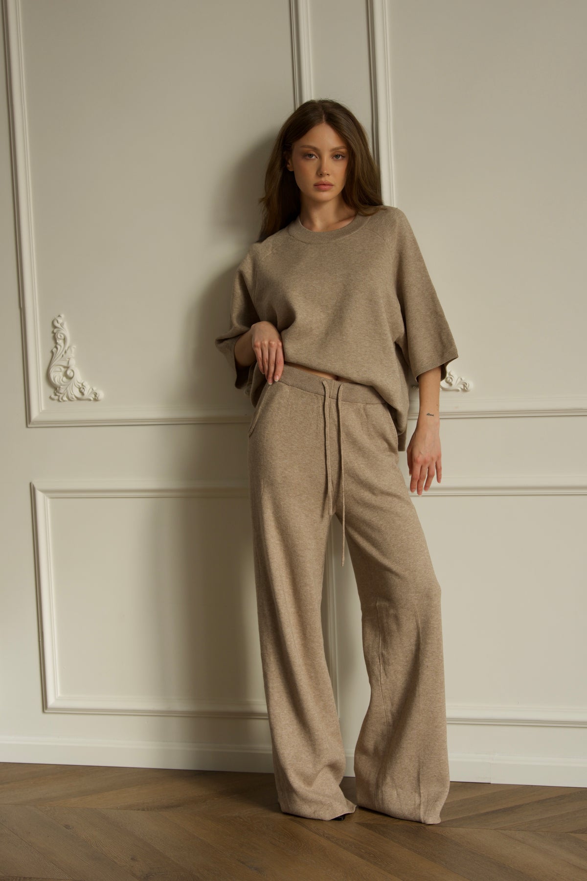 Knitwear Set - Taupe