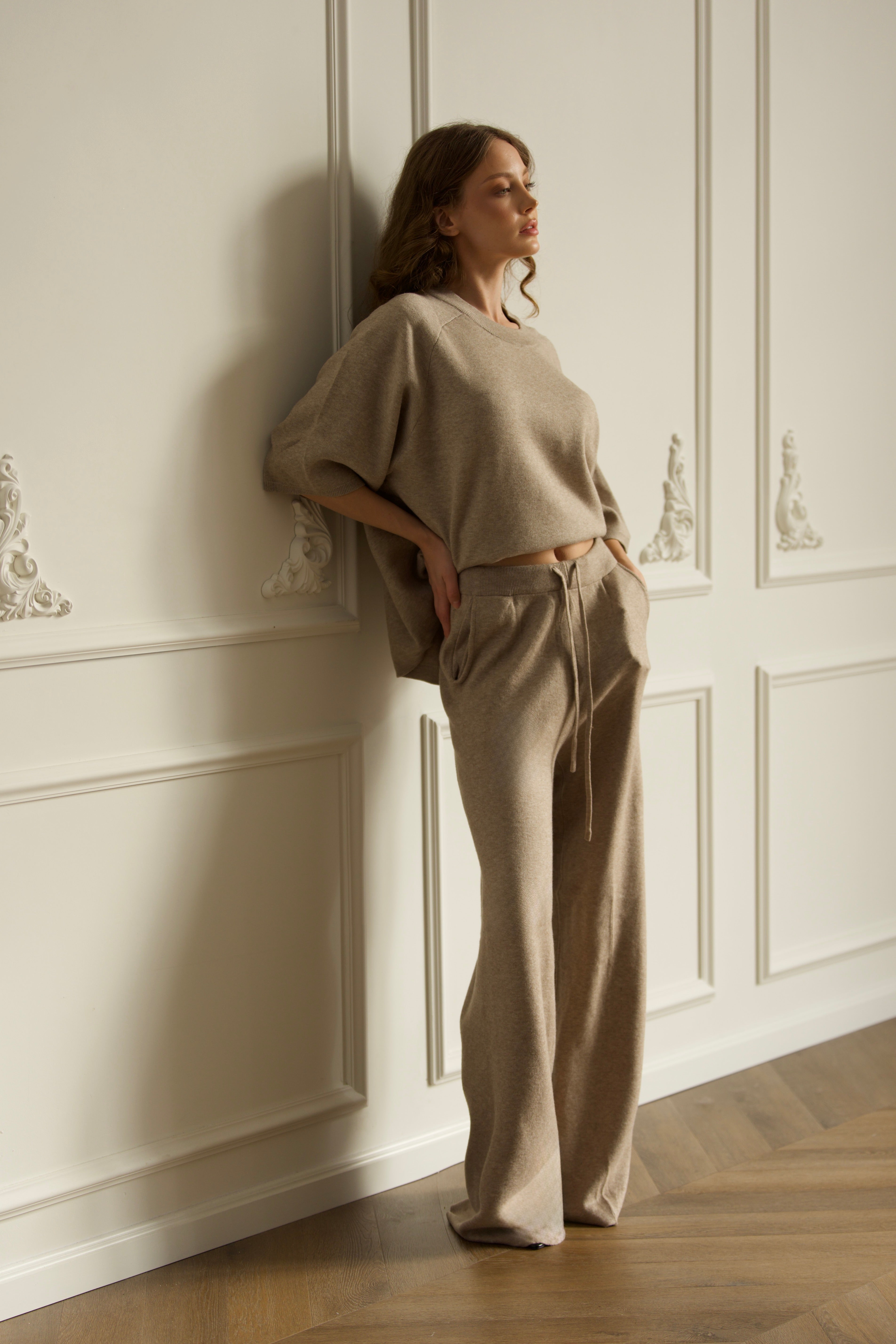 Knitwear Set - Taupe-3