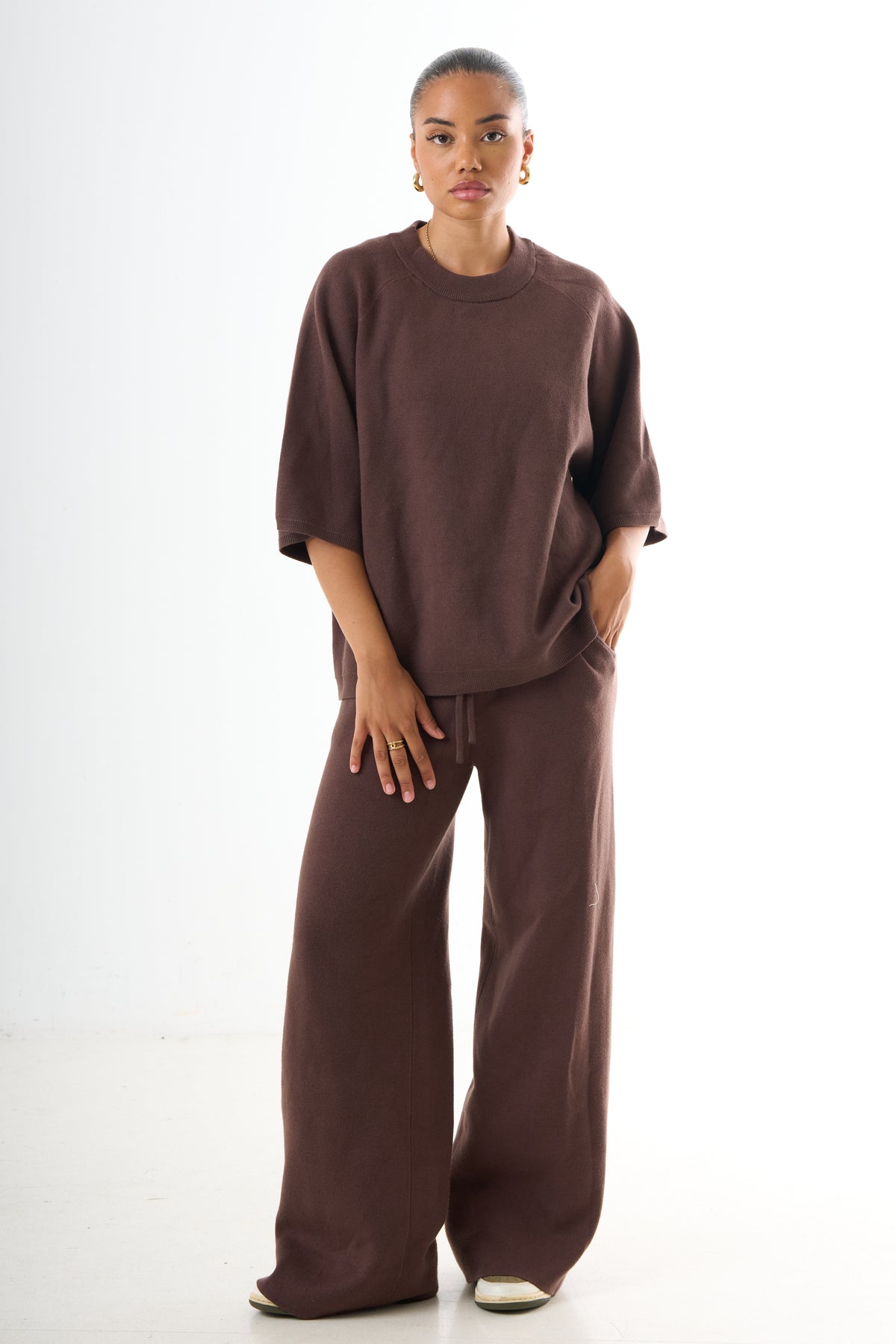 Knitwear Set - Brown-3
