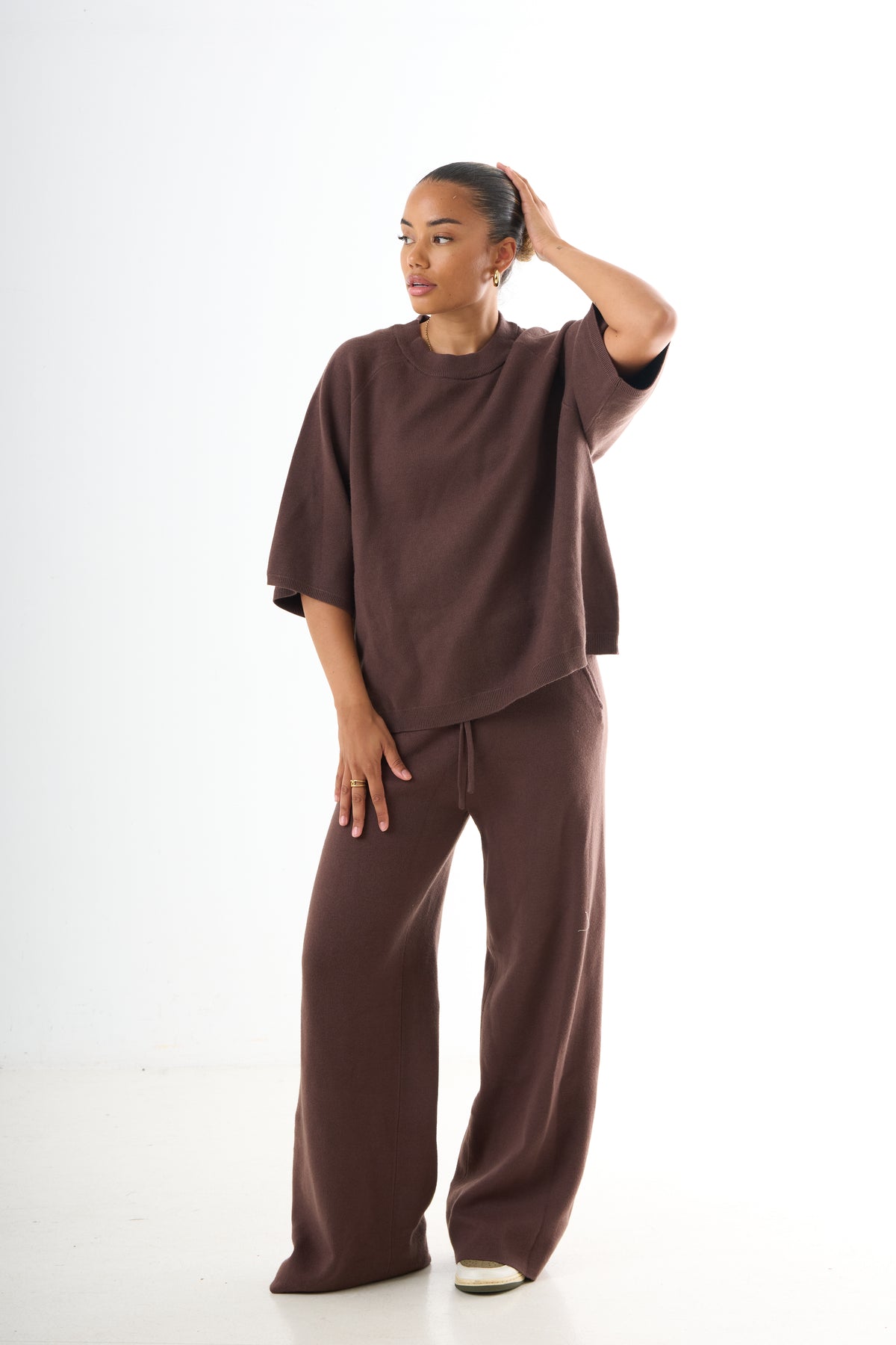Knitwear Set - Brown-5