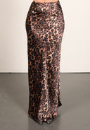 Leopard Maxi Skirt
