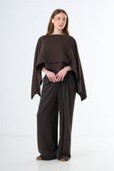 Minimal Cape Blouse
