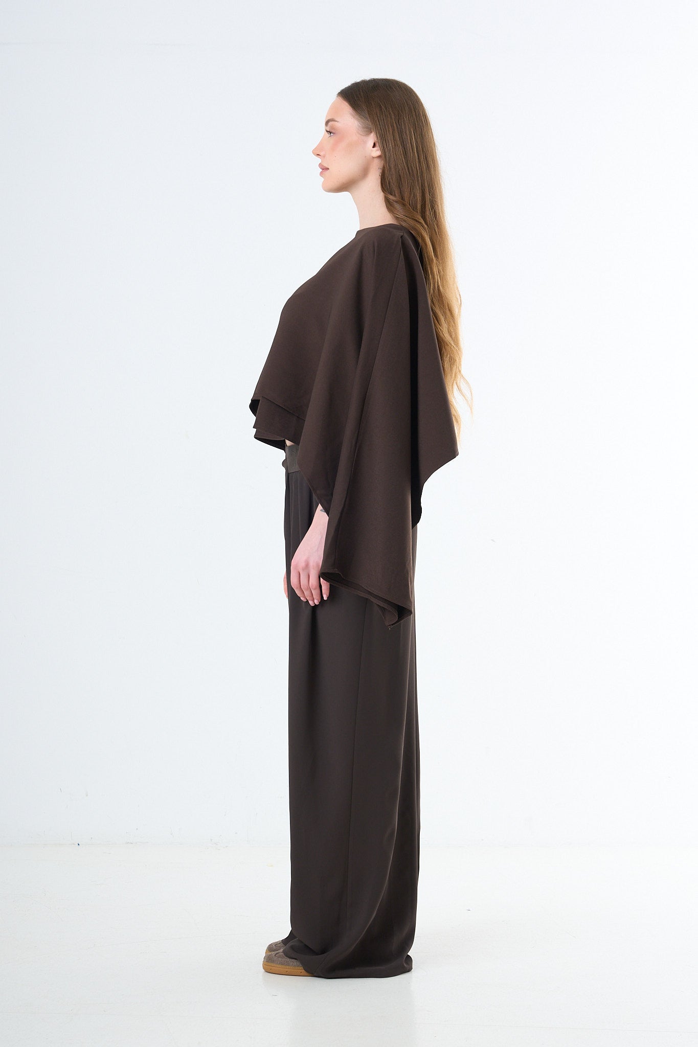 Minimal Cape Blouse-6