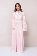 Noura Luxe Abaya - Pink