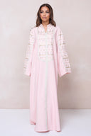 Noura Luxe Abaya - Pink