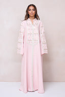 Noura Luxe Abaya - Pink