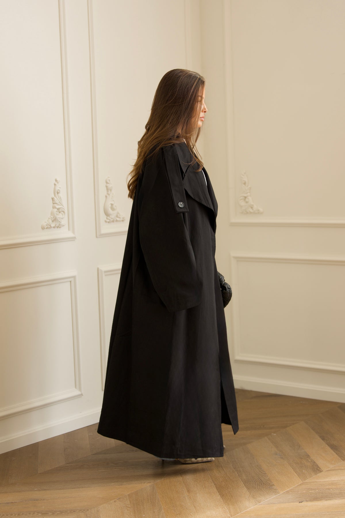 Oversized Trenchcoat - Black-5