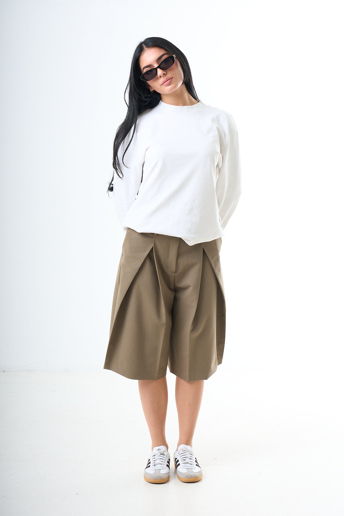 Pantalon Bermuda short - Taupe-5