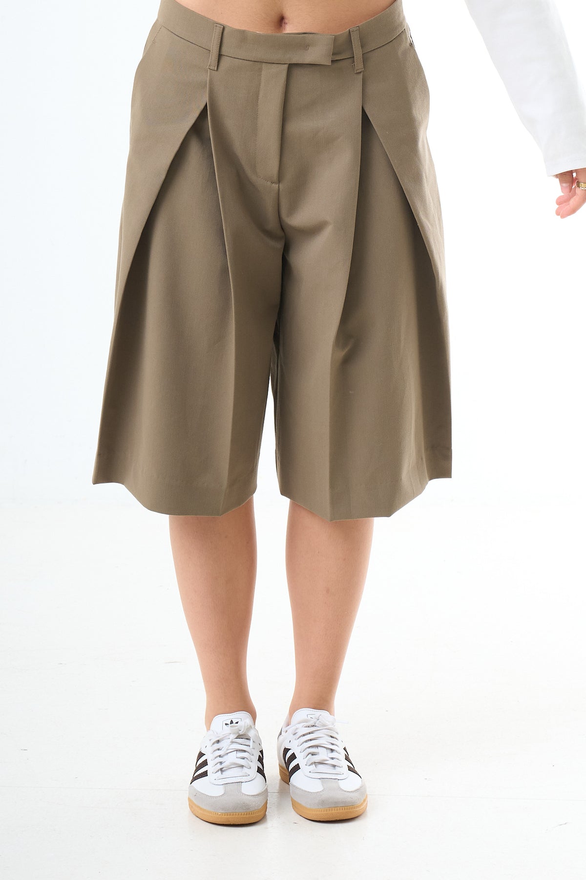Pantalon Bermuda short - Taupe-2