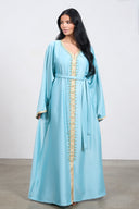 Pearl Kaftan Dress - Blue