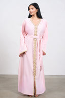 Pearl Kaftan Dress - Pink