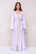 Pearl Kaftan Dress - Purple