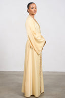 Pearl Kaftan Dress - Yellow
