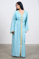 Pearl Kaftan Dress - Blue