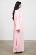 Pearl Line Djellaba Dress – Pink