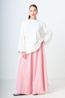 Plaid Maxi Skirt - Pink